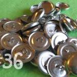 50 Covered Buttons - 7/8 Inch - Size 36