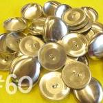 50 Covered Buttons - 1 1/2 Inches - Size 60