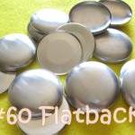 50 Covered Buttons Flat Backs - 1 1/2 Inches -..