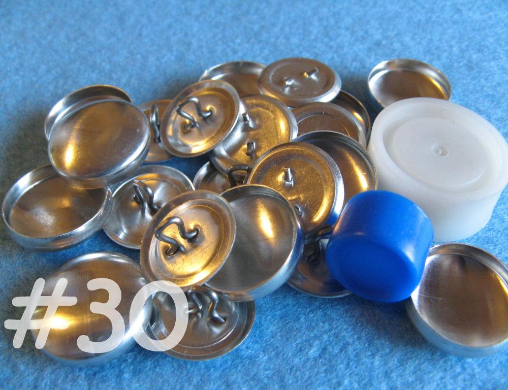 Covered Button Kit - 3/4 Inch - Size 30